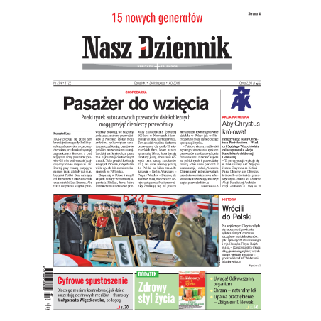 Nasz Dziennik z dnia 24.11.2016 wydanie PDF