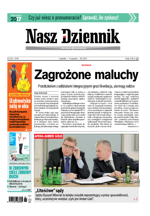 Nasz Dziennik z dnia 15.12.2016 wydanie PDF