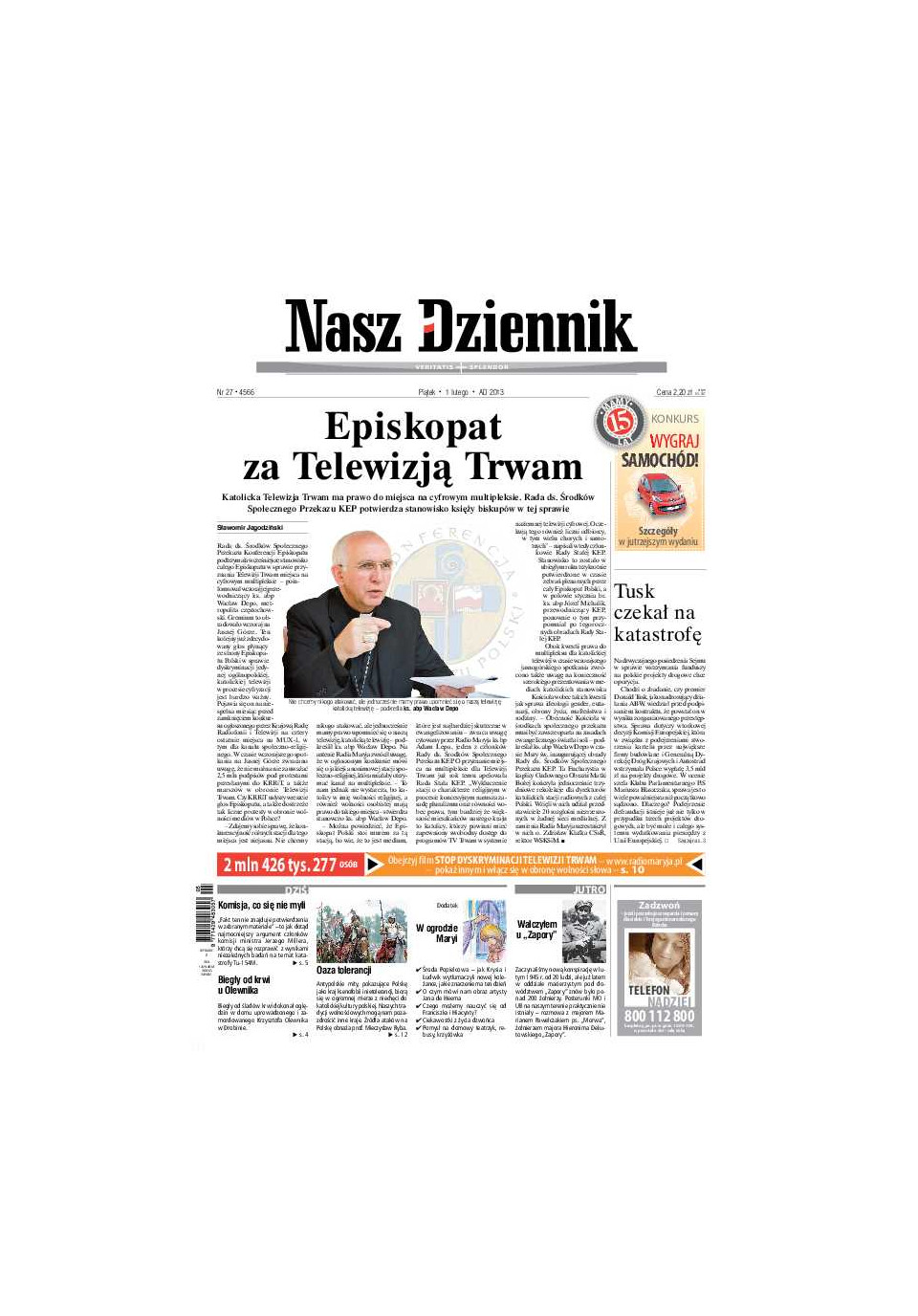Nasz Dziennik z dnia 01.02.2013 wydanie PDF