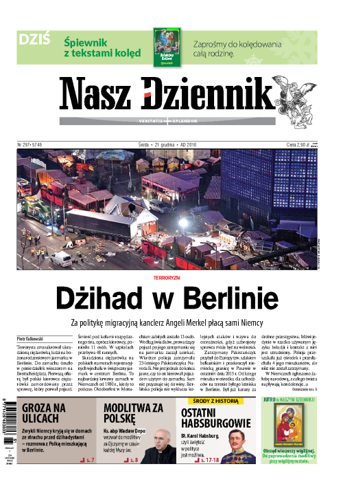 Nasz Dziennik z dnia 21.12.2016 wydanie PDF