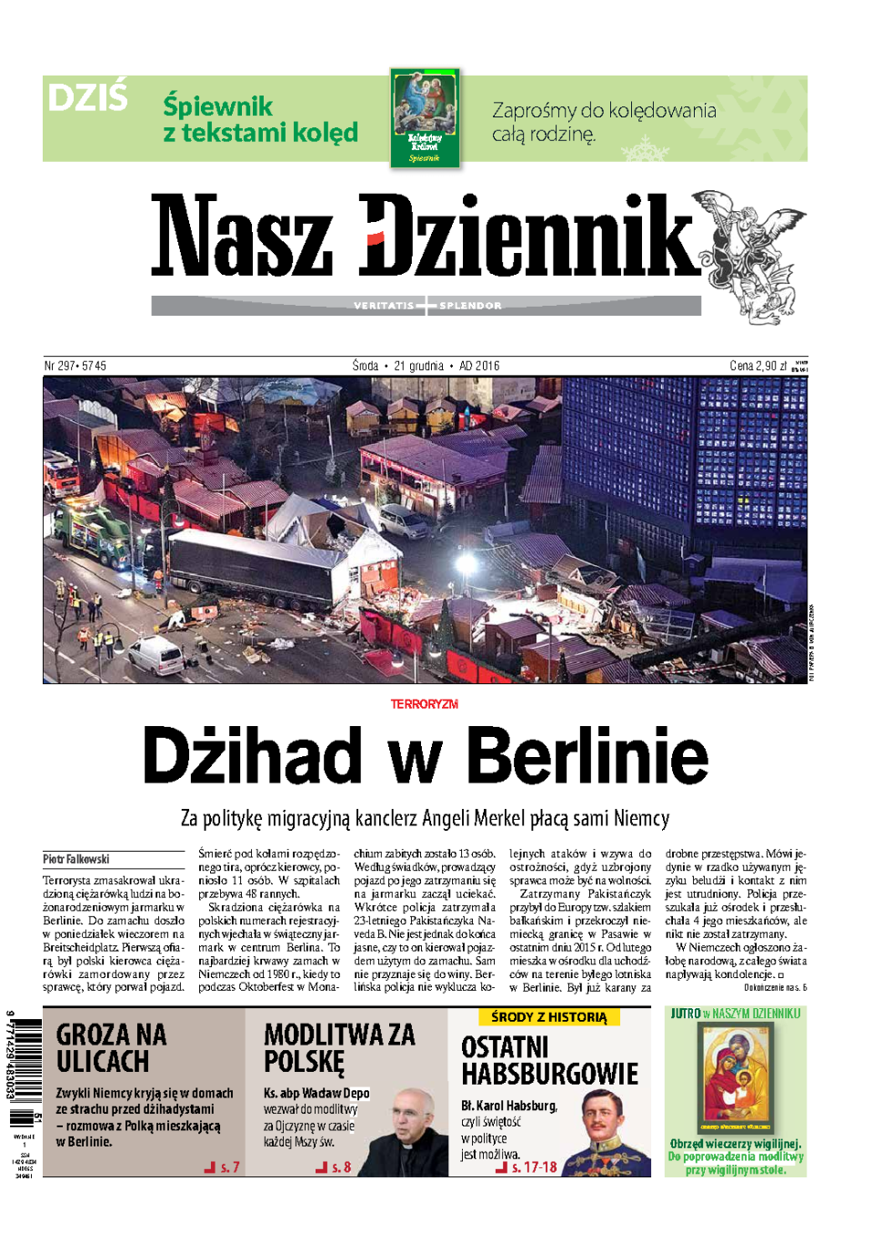 Nasz Dziennik z dnia 21.12.2016 wydanie PDF