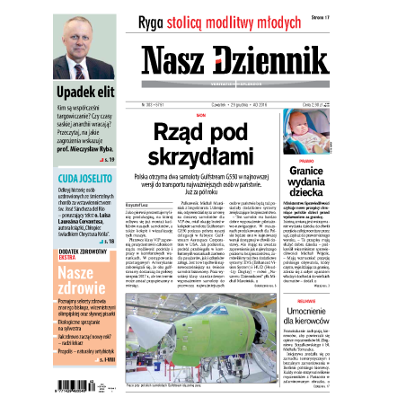Nasz Dziennik z dnia 29.12.2016 wydanie PDF