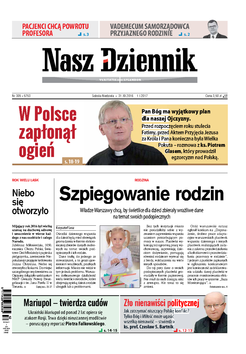 Nasz Dziennik z dnia 31.12.2016 wydanie PDF