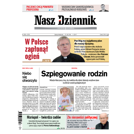 Nasz Dziennik z dnia 31.12.2016 wydanie PDF