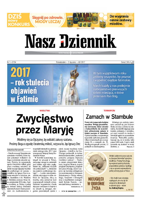 Nasz Dziennik z dnia 02.01.2017 wydanie PDF