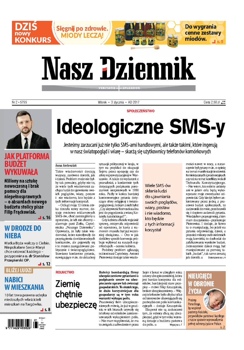 Nasz Dziennik z dnia 03.01.2017 wydanie PDF