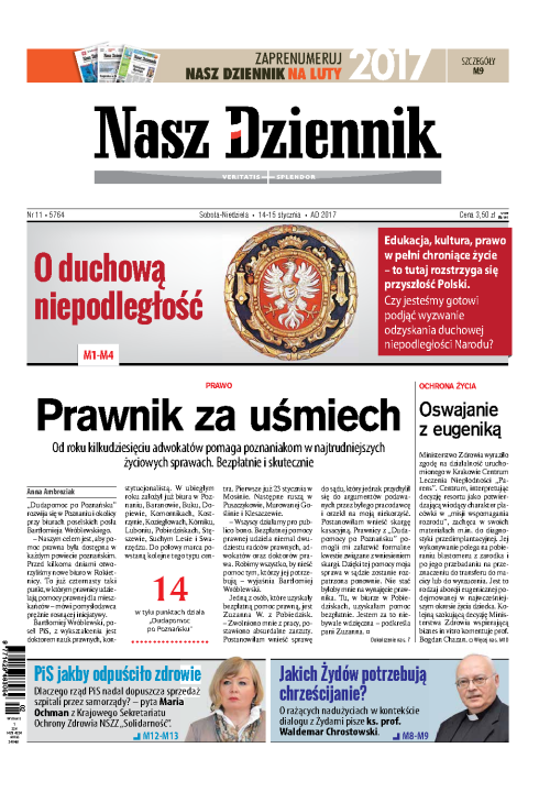 Nasz Dziennik z dnia 14.01.2017 wydanie PDF