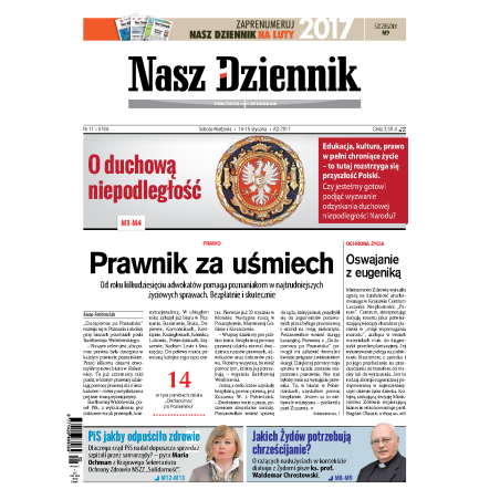Nasz Dziennik z dnia 14.01.2017 wydanie PDF
