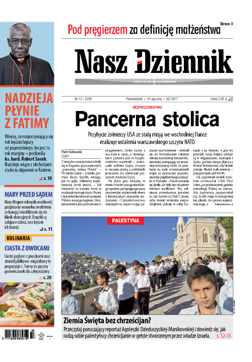 Nasz Dziennik z dnia 16.01.2017 wydanie PDF