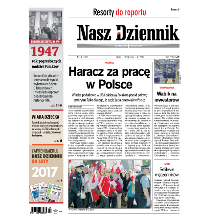 Nasz Dziennik z dnia 18.01.2017 wydanie PDF
