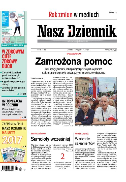 Nasz Dziennik z dnia 19.01.2017 wydanie PDF