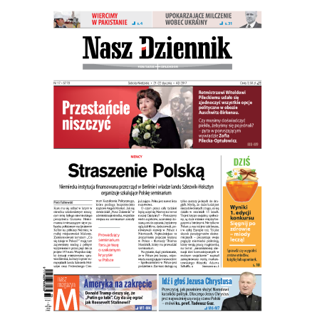 Nasz Dziennik z dnia 21.01.2017 wydanie PDF