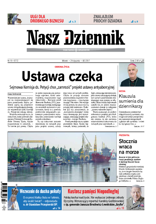 Nasz Dziennik z dnia 24.01.2017 wydanie PDF