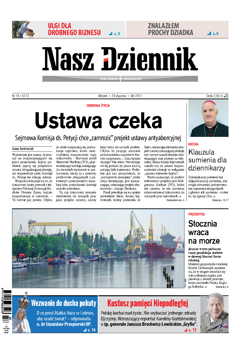 Nasz Dziennik z dnia 24.01.2017 wydanie PDF