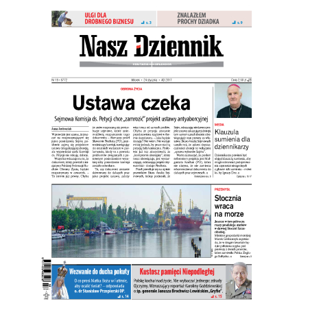 Nasz Dziennik z dnia 24.01.2017 wydanie PDF