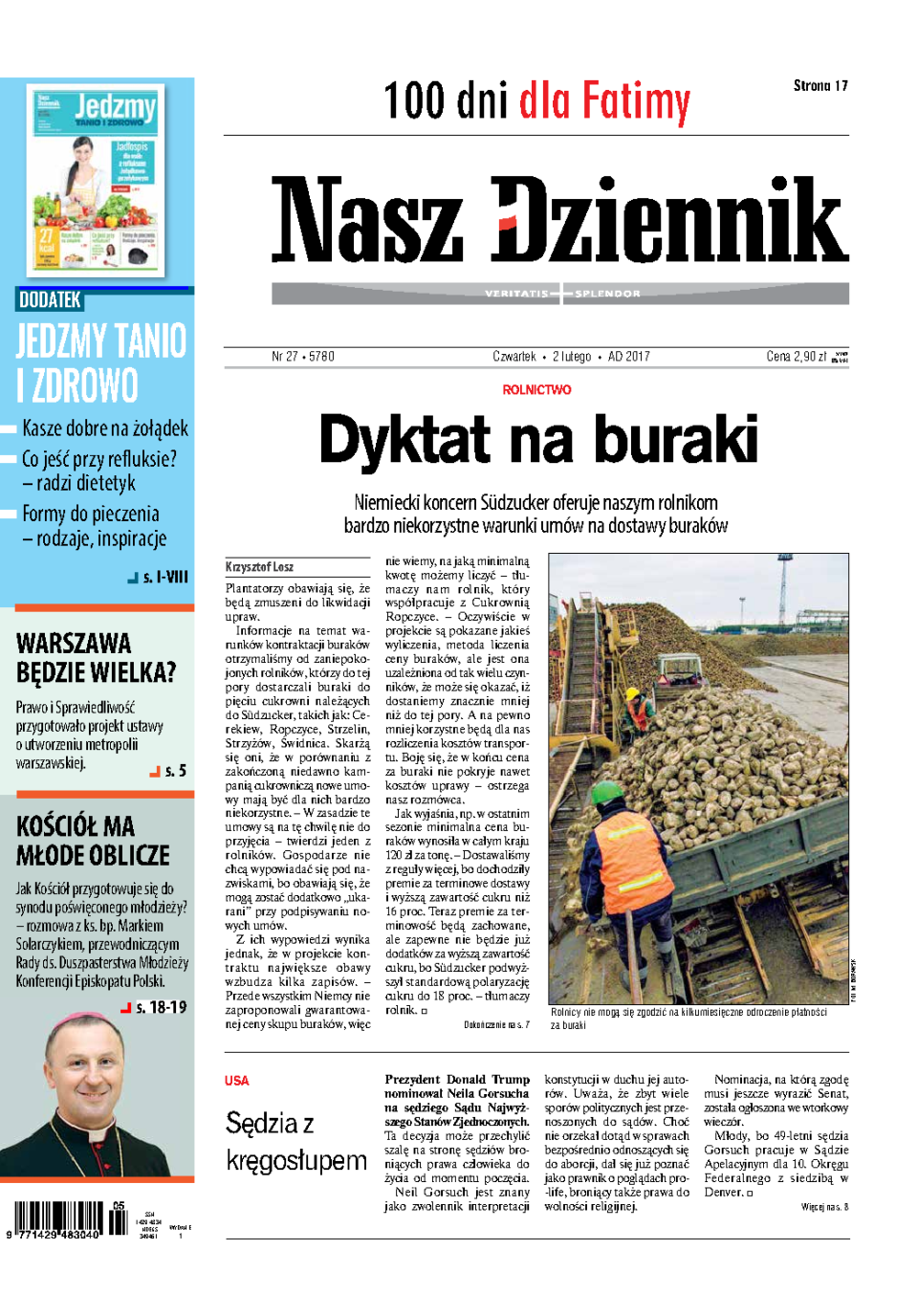 Nasz Dziennik z dnia 02.02.2017 wydanie PDF