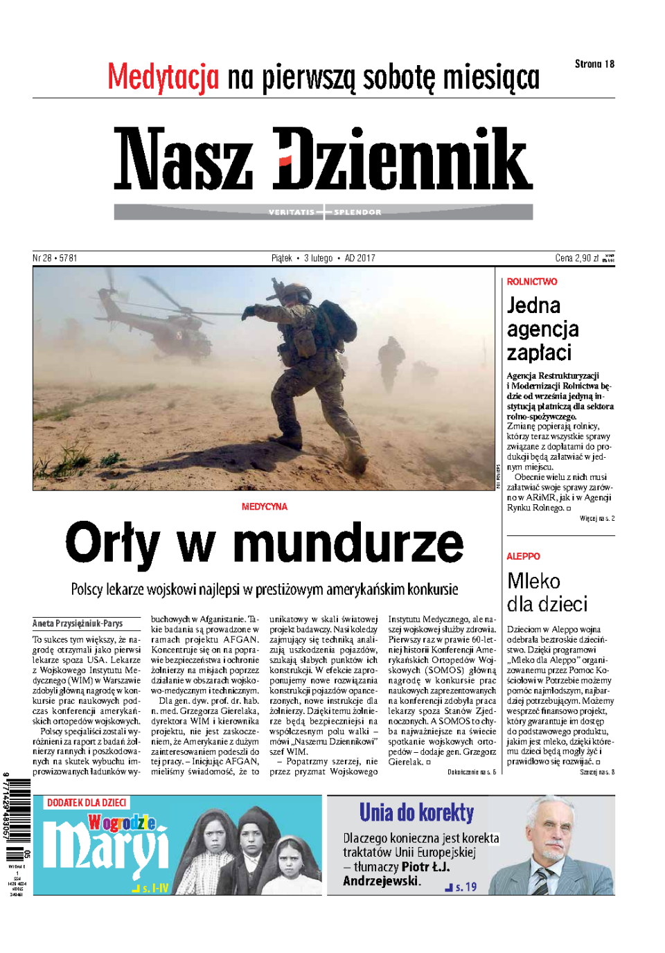Nasz Dziennik z dnia 03.02.2017 wydanie PDF