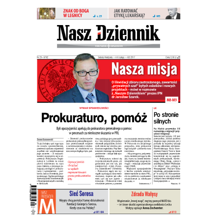 Nasz Dziennik z dnia 04.02.2017 wydanie PDF