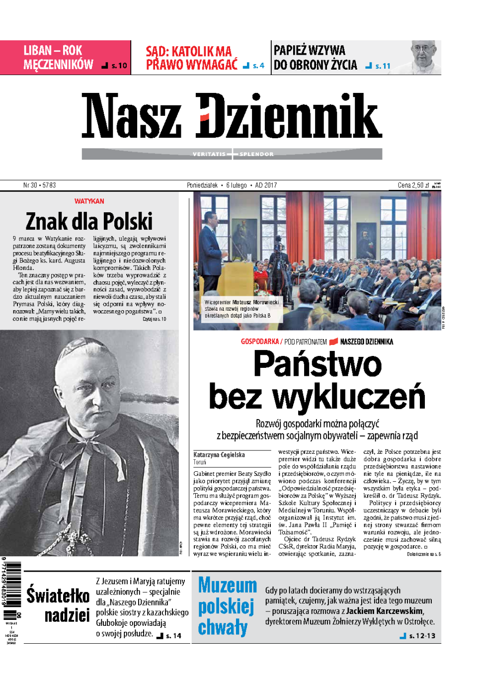 Nasz Dziennik z dnia 06.02.2017 wydanie PDF