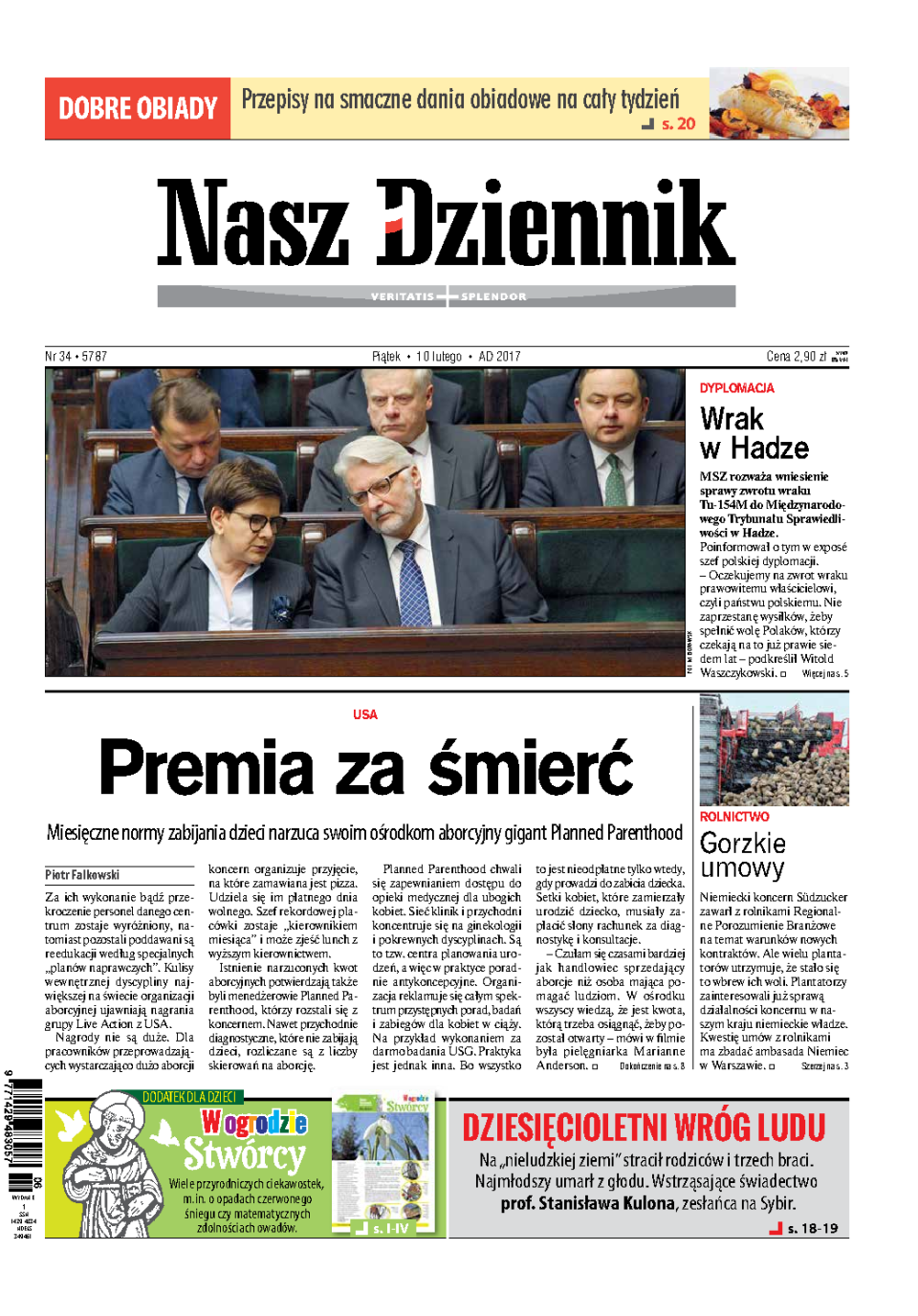 Nasz Dziennik z dnia 10.02.2017 wydanie PDF
