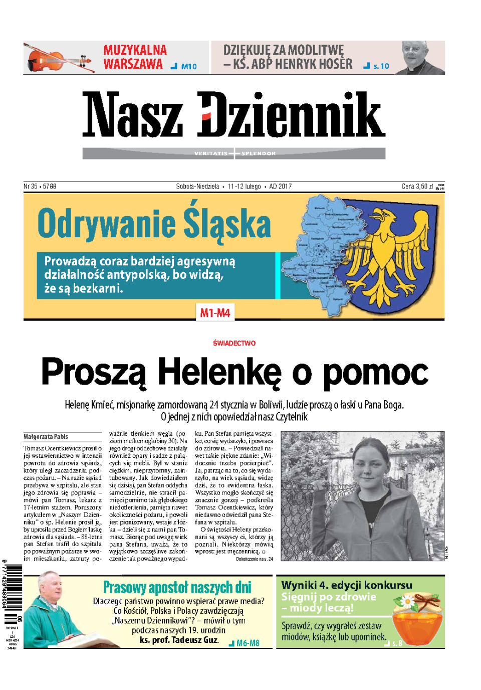 Nasz Dziennik z dnia 11.02.2017 wydanie PDF