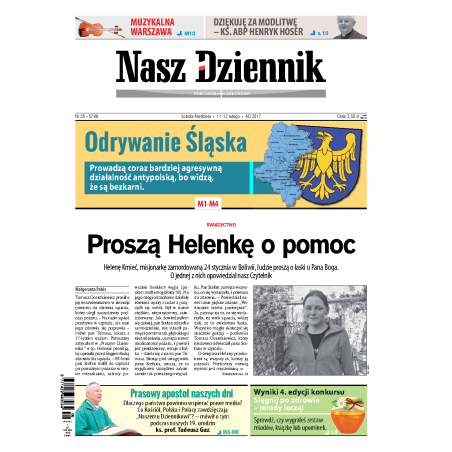 Nasz Dziennik z dnia 11.02.2017 wydanie PDF