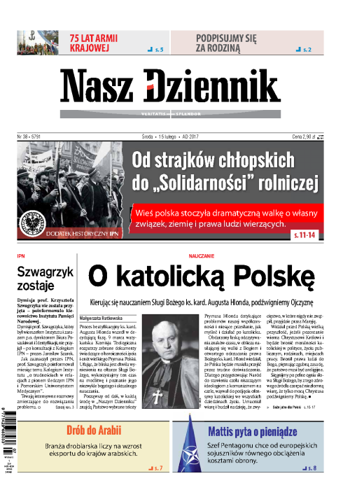 Nasz Dziennik z dnia 15.02.2017 wydanie PDF