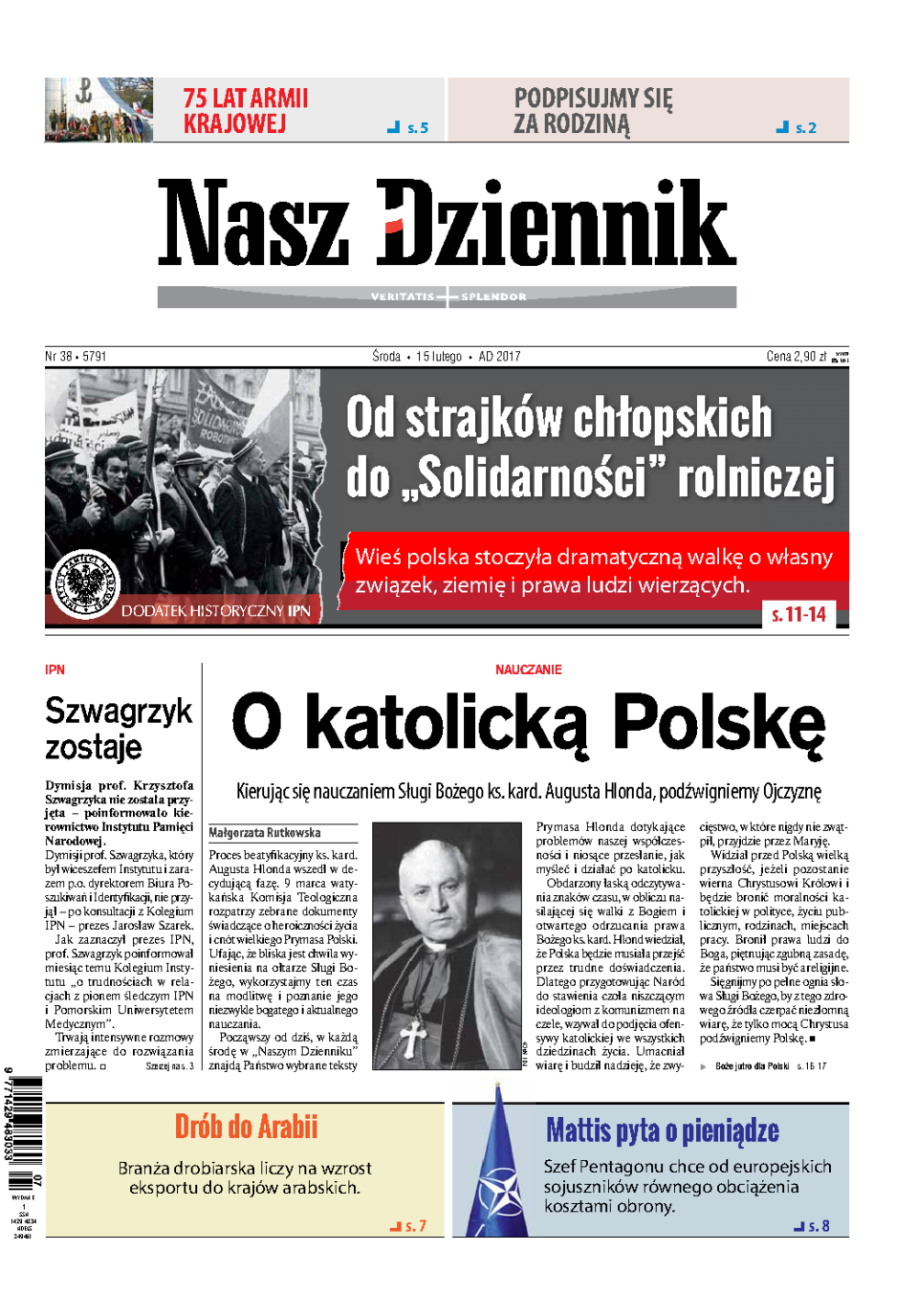 Nasz Dziennik z dnia 15.02.2017 wydanie PDF