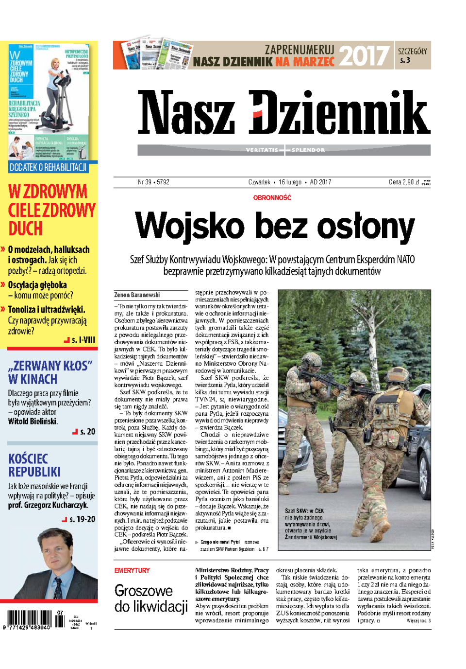 Nasz Dziennik z dnia 16.02.2017 wydanie PDF