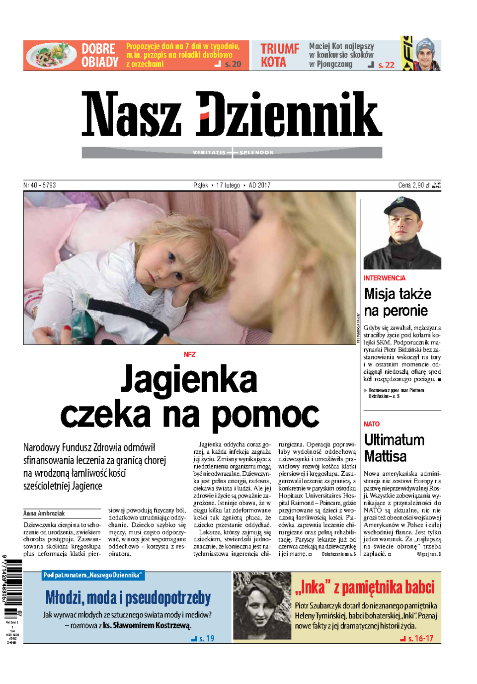 Nasz Dziennik z dnia 17.02.2017 wydanie PDF