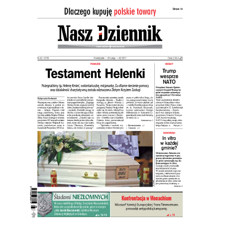 Nasz Dziennik z dnia 20.02.2017 wydanie PDF