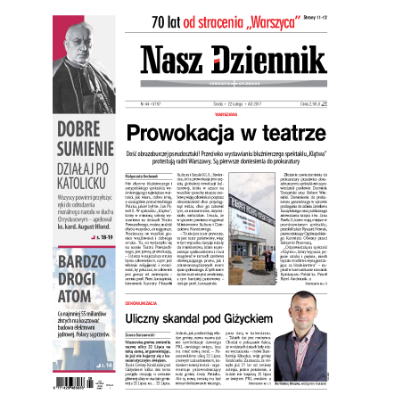Nasz Dziennik z dnia 22.02.2017 wydanie PDF