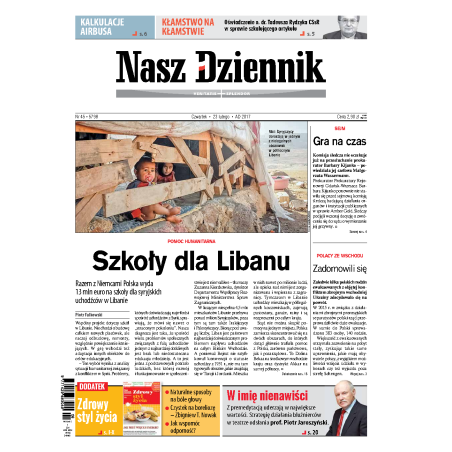 Nasz Dziennik z dnia 23.02.2017 wydanie PDF