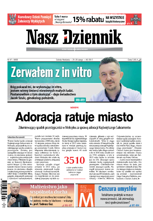 Nasz Dziennik z dnia 25.02.2017 wydanie PDF