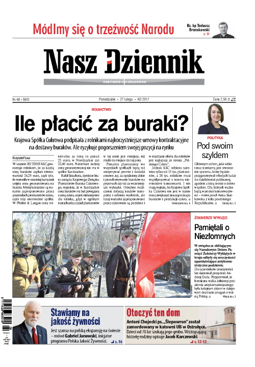 Nasz Dziennik z dnia 27.02.2017 wydanie PDF