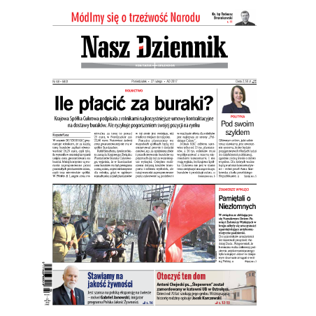 Nasz Dziennik z dnia 27.02.2017 wydanie PDF