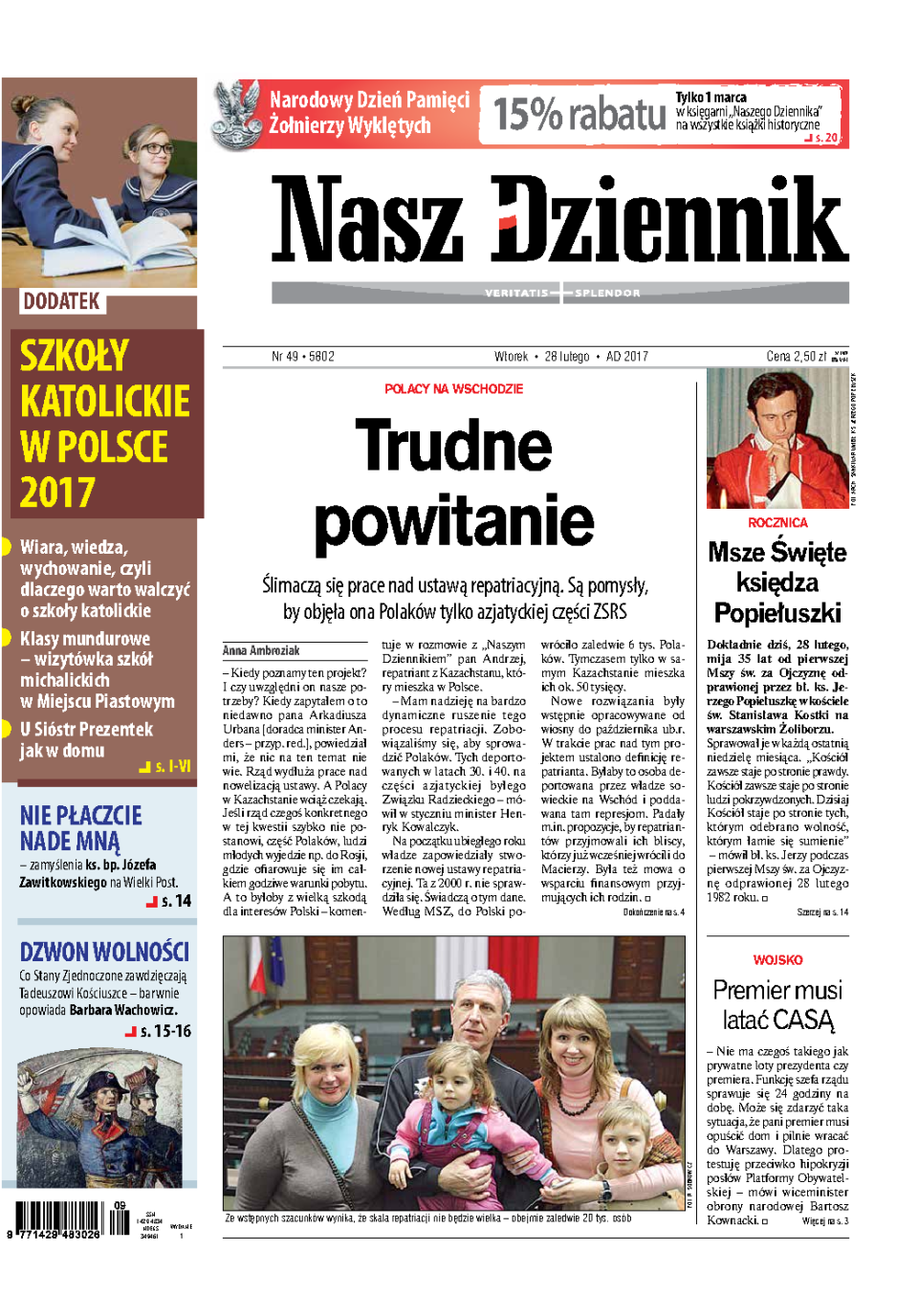 Nasz Dziennik z dnia 28.02.2017 wydanie PDF