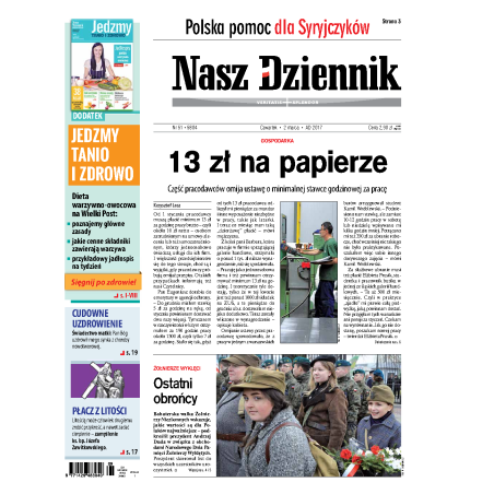 Nasz Dziennik z dnia 02.03.2017 wydanie PDF