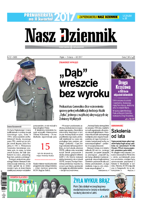 Nasz Dziennik z dnia 03.03.2017 wydanie PDF