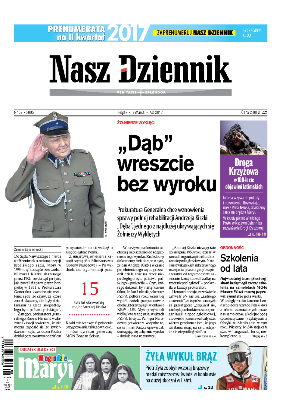 Nasz Dziennik z dnia 03.03.2017 wydanie PDF