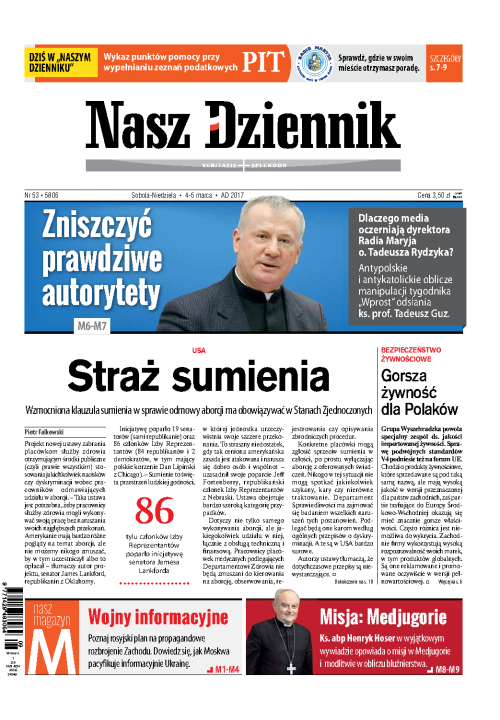Nasz Dziennik z dnia 04.03.2017 wydanie PDF