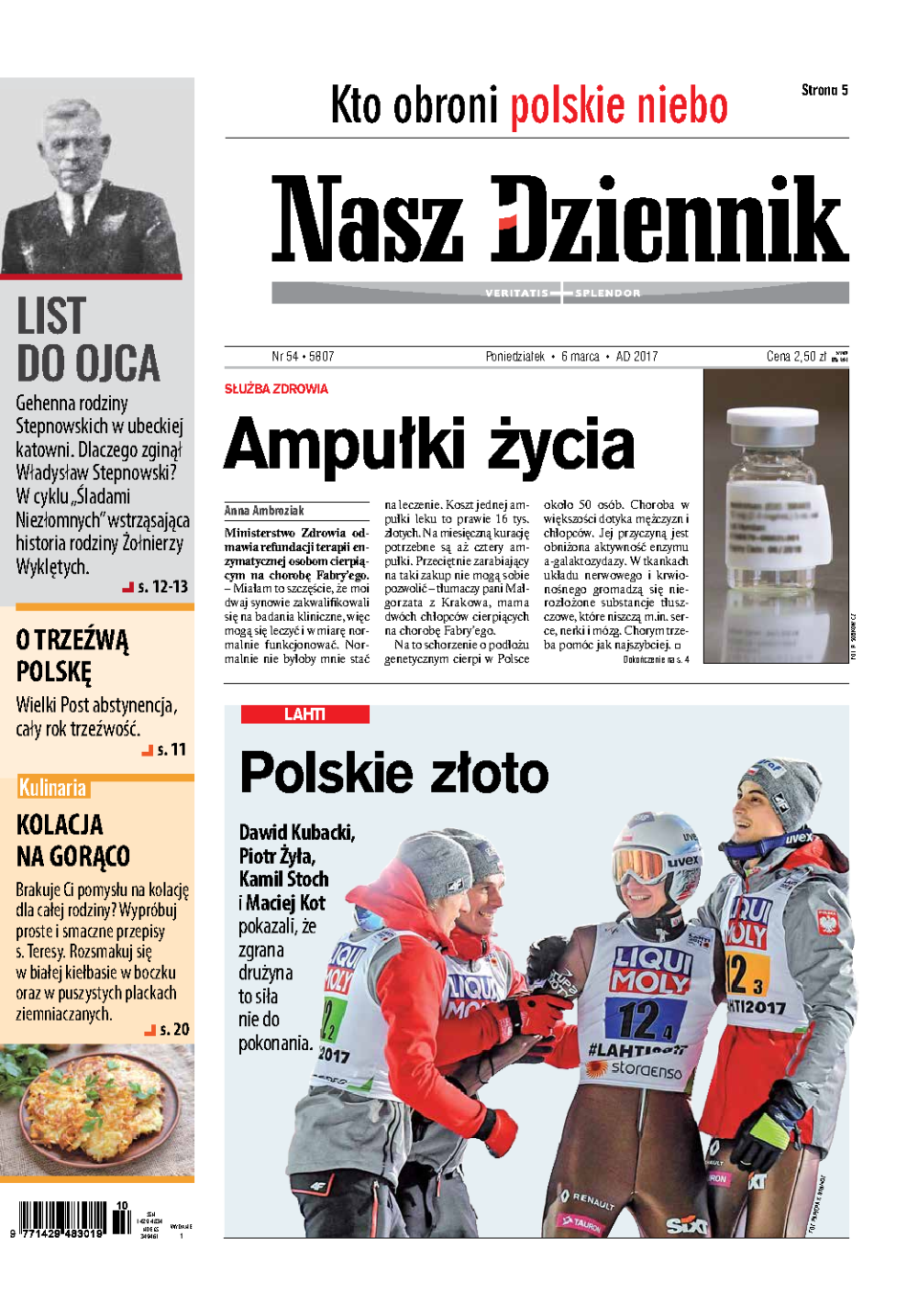 Nasz Dziennik z dnia 06.03.2017 wydanie PDF