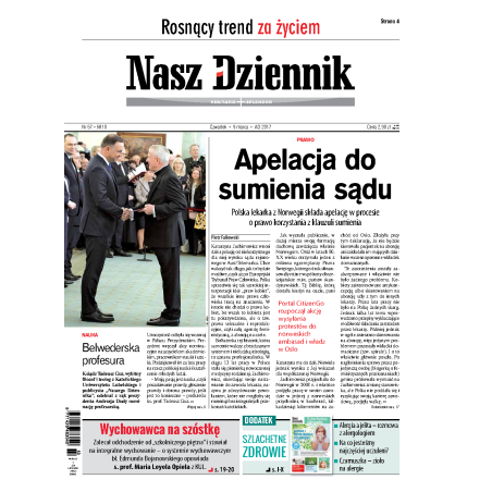 Nasz Dziennik z dnia 09.03.2017 wydanie PDF
