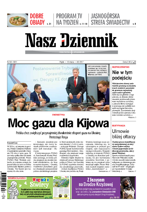 Nasz Dziennik z dnia 10.03.2017 wydanie PDF