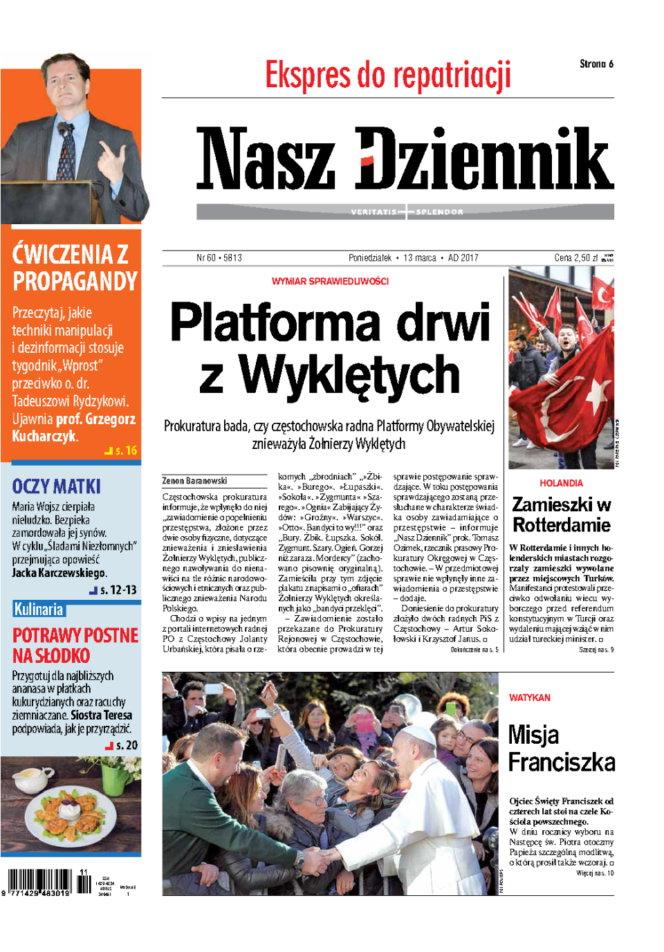 Nasz Dziennik z dnia 13.03.2017 wydanie PDF