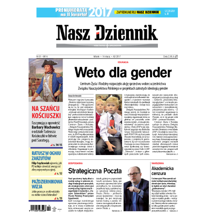 Nasz Dziennik z dnia 14.03.2017 wydanie PDF