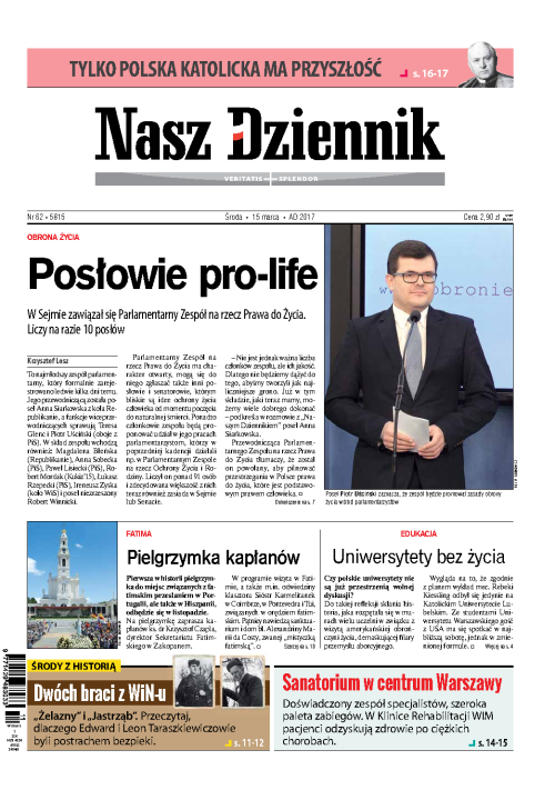 Nasz Dziennik z dnia 15.03.2017 wydanie PDF