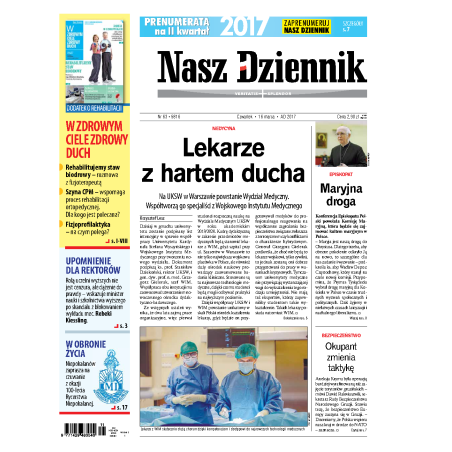 Nasz Dziennik z dnia 16.03.2017 wydanie PDF