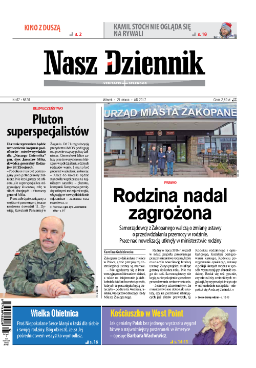 Nasz Dziennik z dnia 21.03.2017 wydanie PDF