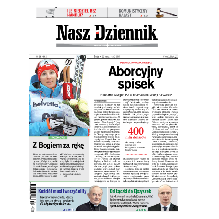Nasz Dziennik z dnia 22.03.2017 wydanie PDF